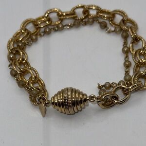 Sarah Coventry Elegant Gold Chain Bracelet